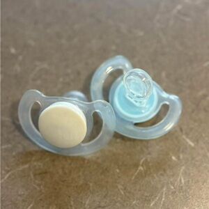 Blue and White Pacifiers